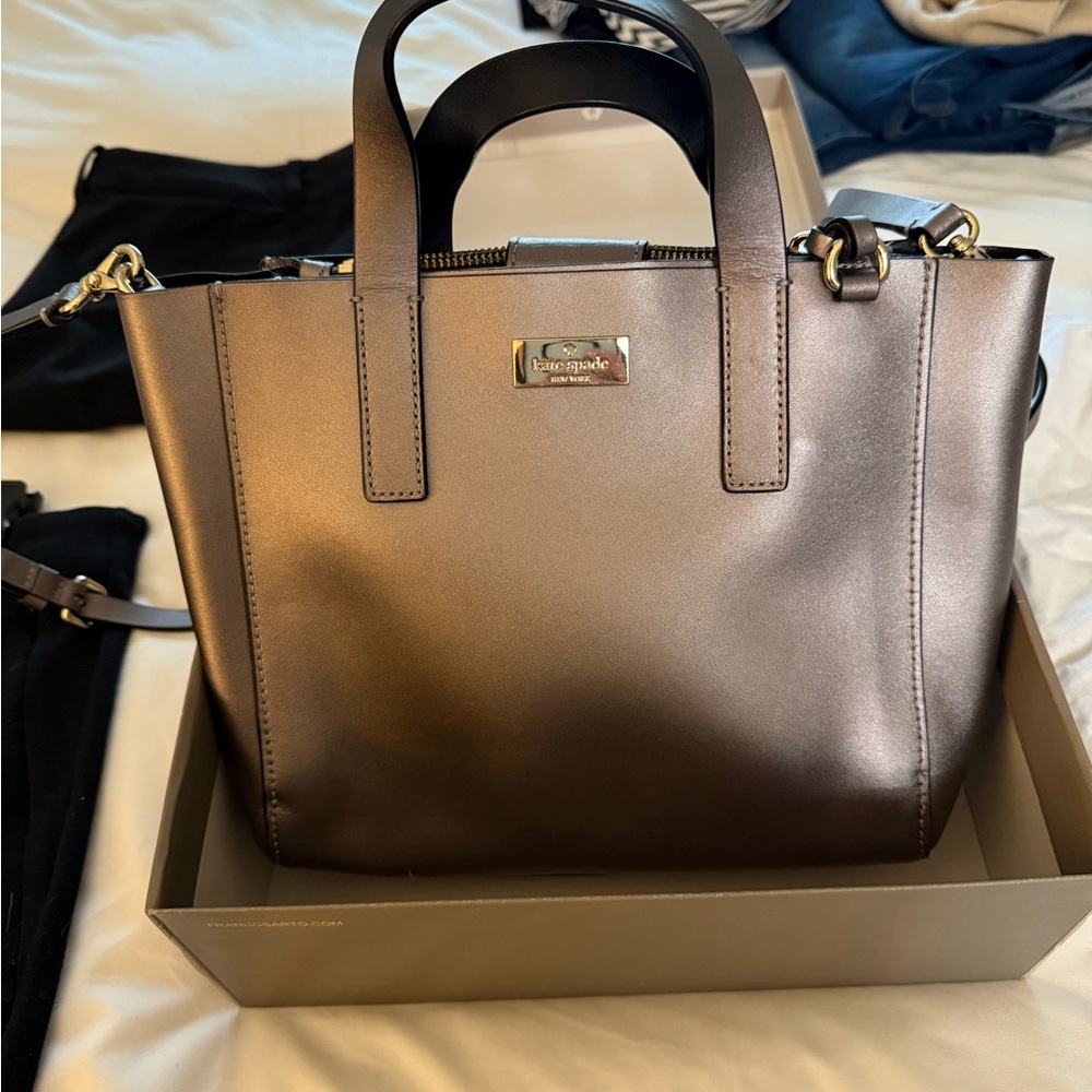 Kate Spade Shimmering Bronze Tote